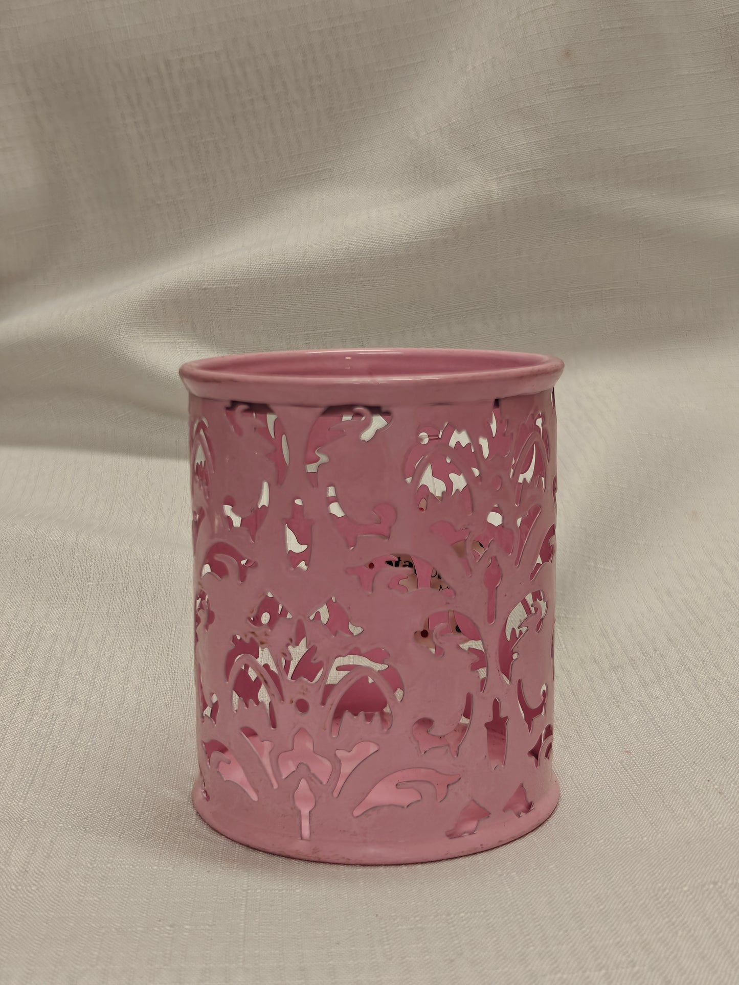 Ivory Lace Cutout Holder (Pink, Baby Pink,Blue,White)