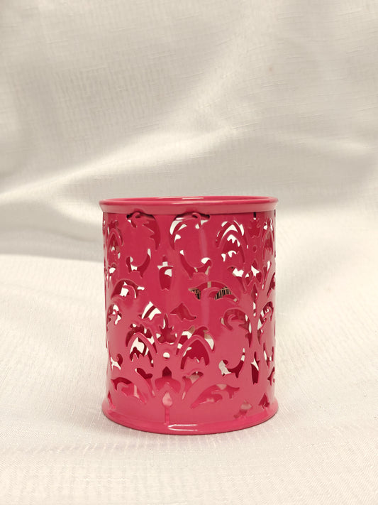 Ivory Lace Cutout Holder (Pink, Baby Pink,Blue,White)