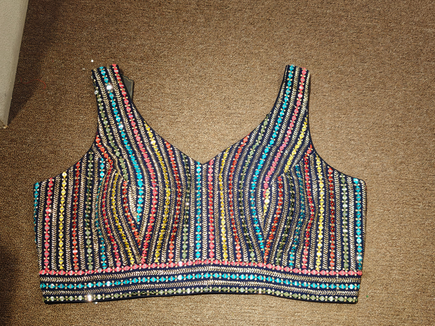 Sequin Stripe Blouse – Festival Parade