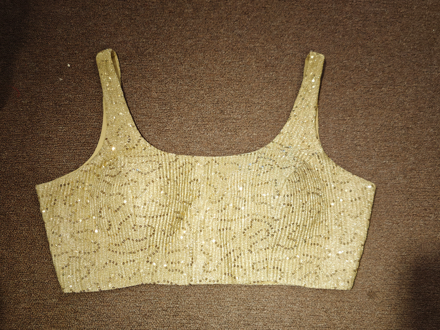 Sequin Sculpted Blouse – Gilded Curve