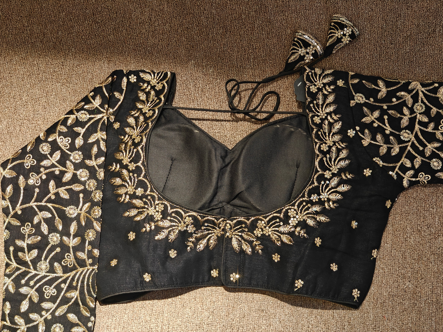 Embroidered Long-Sleeve Choli