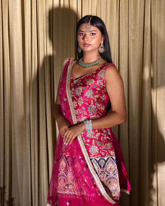 Pink Sharara