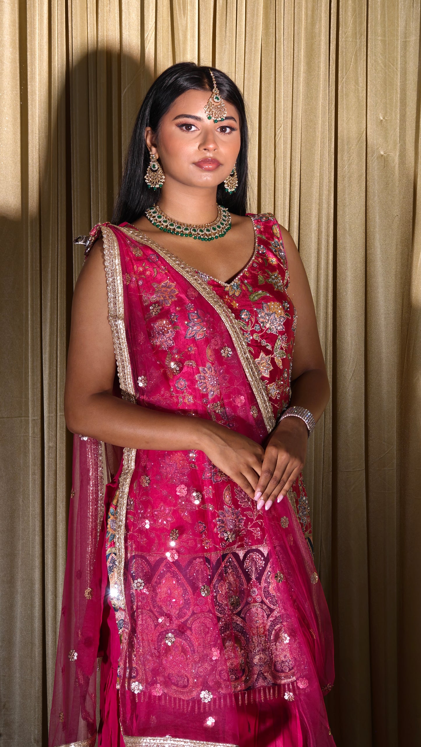 Pink Sharara