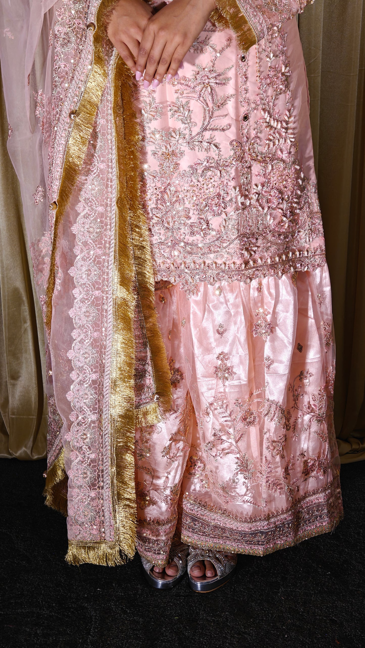 Blush Pink Embroidered Salwar Suit