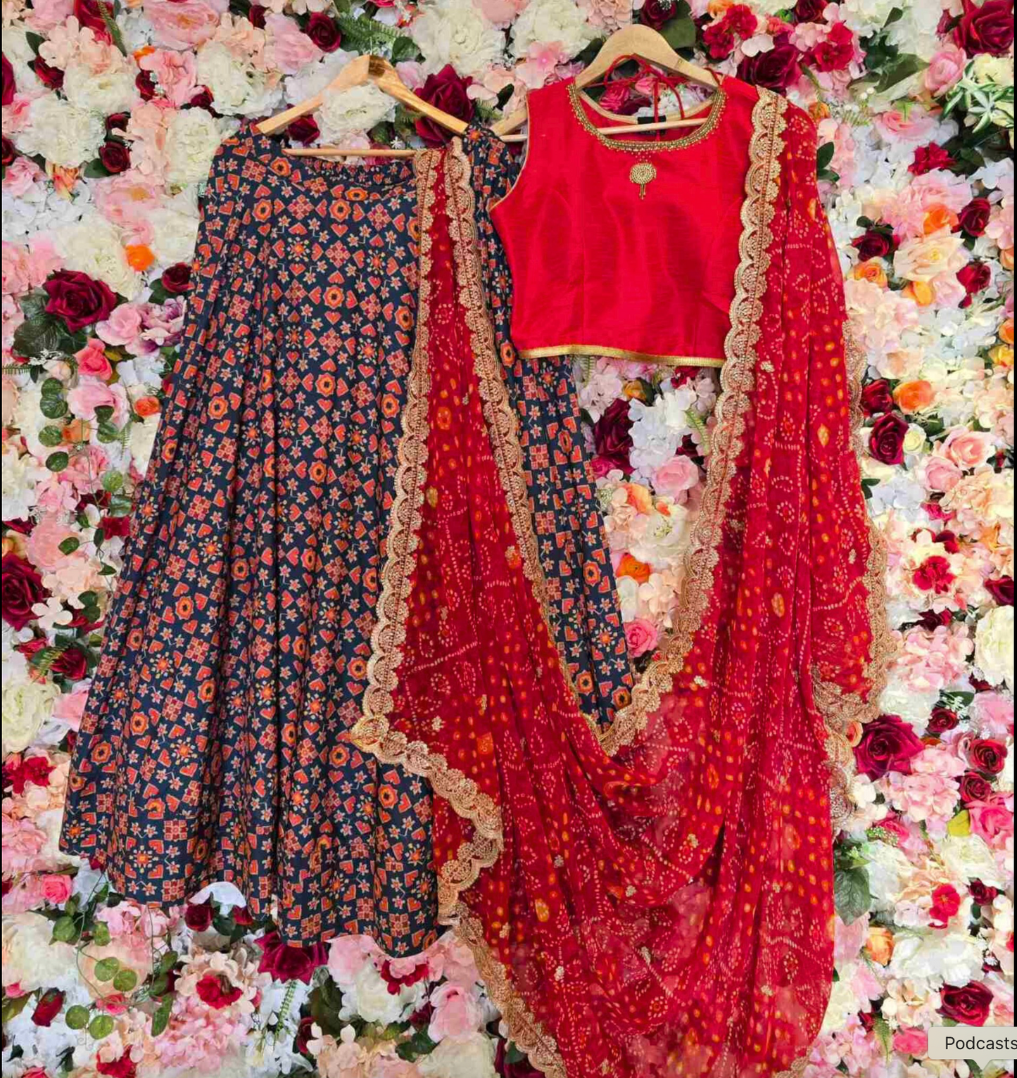 Crimson Royale Lehenga Set
