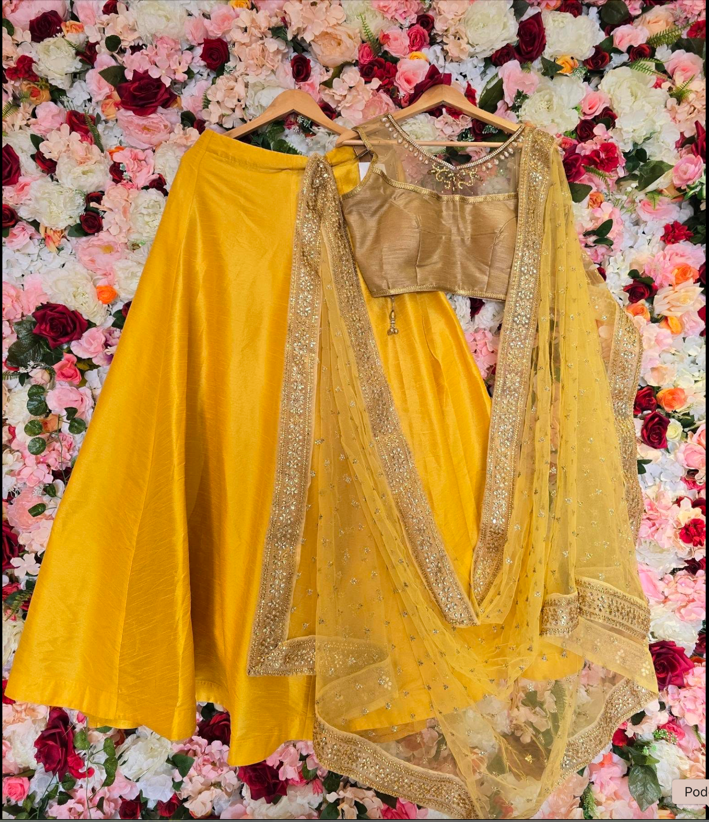 Golden Radiance Lehenga set