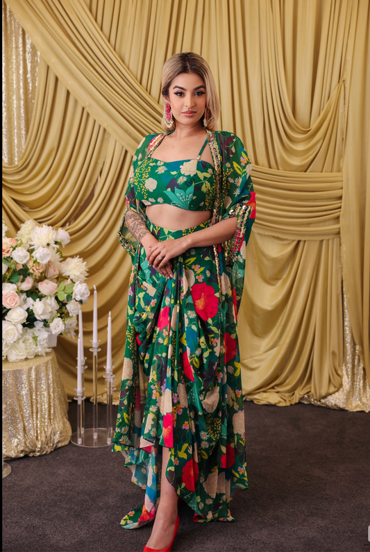 Floral Drape Set
