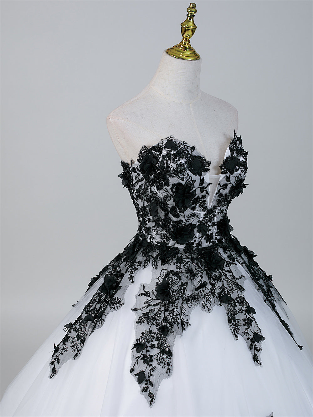 Gothic Bloom Bridal Gown
