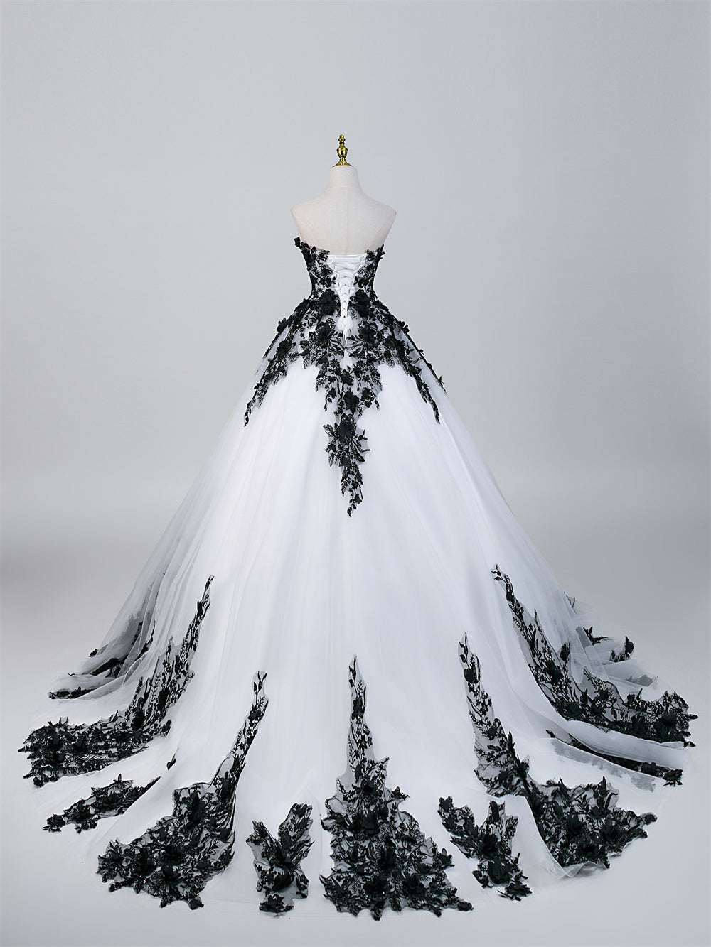 Gothic Bloom Bridal Gown