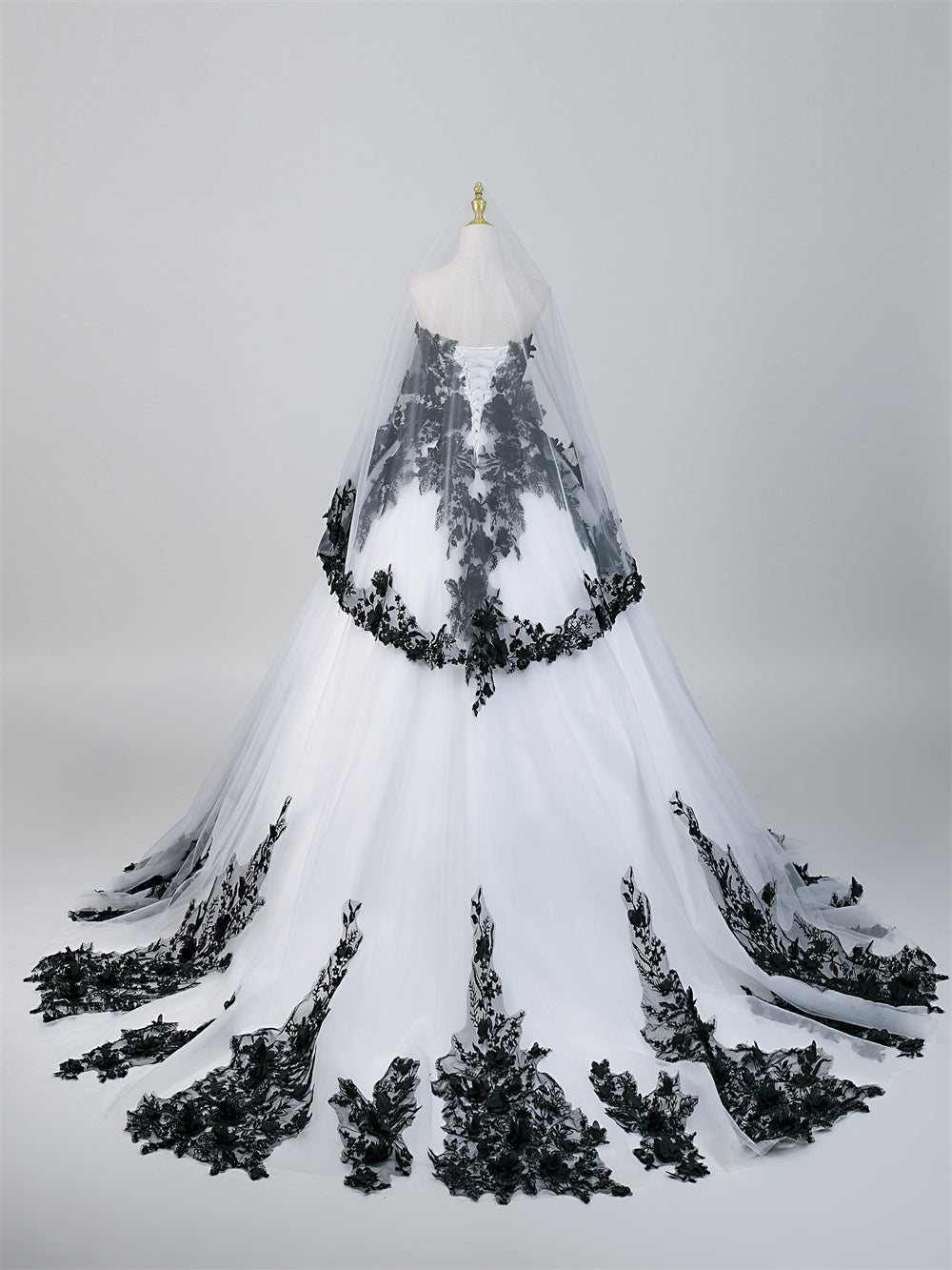 Gothic Bloom Bridal Gown