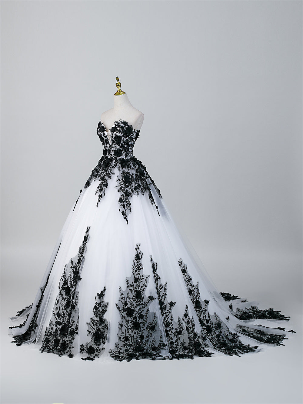 Gothic Bloom Bridal Gown