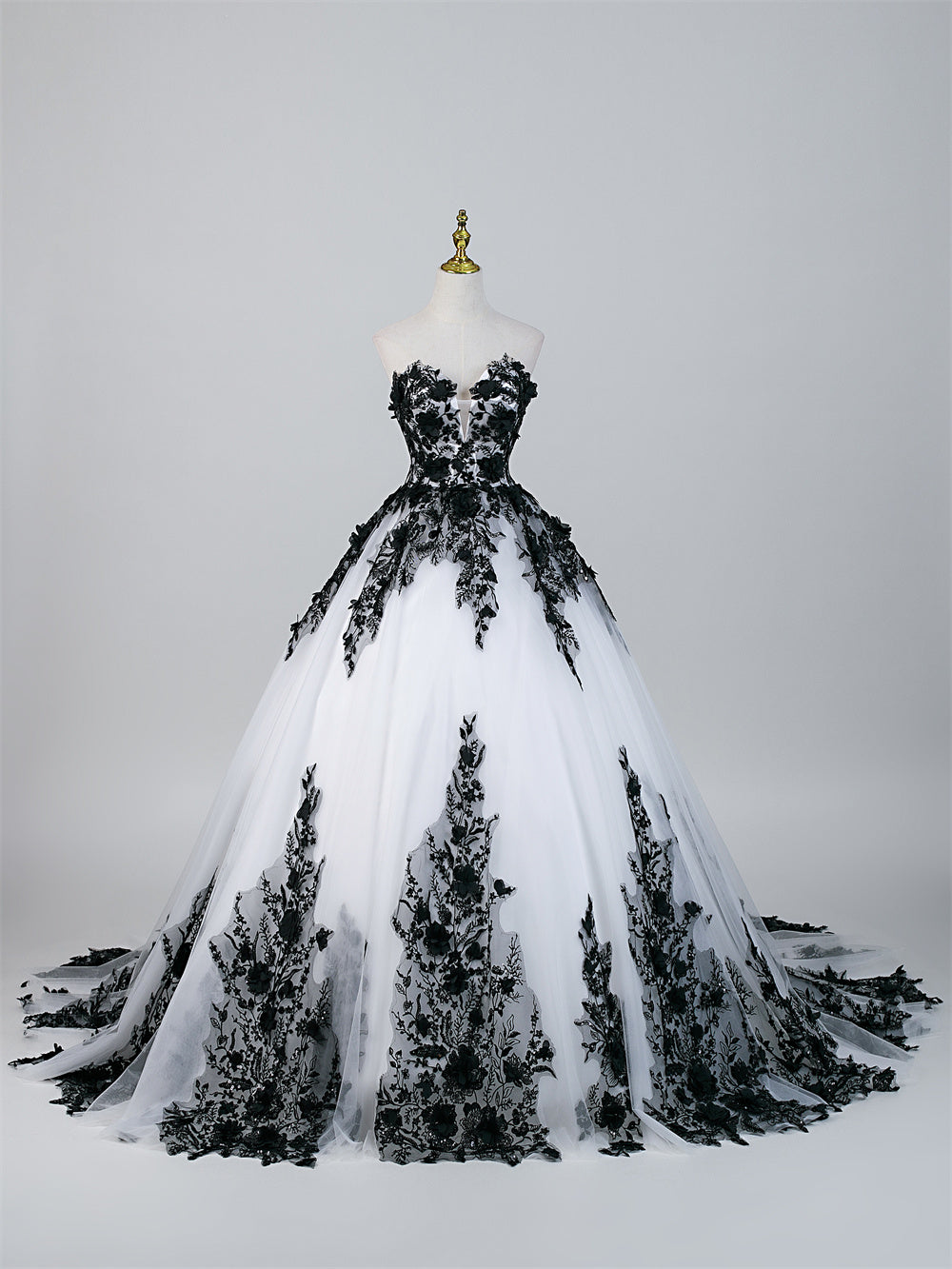 Gothic Bloom Bridal Gown