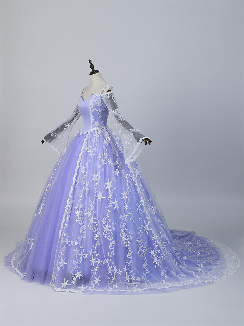 Celestial Lilac Bridal Gown