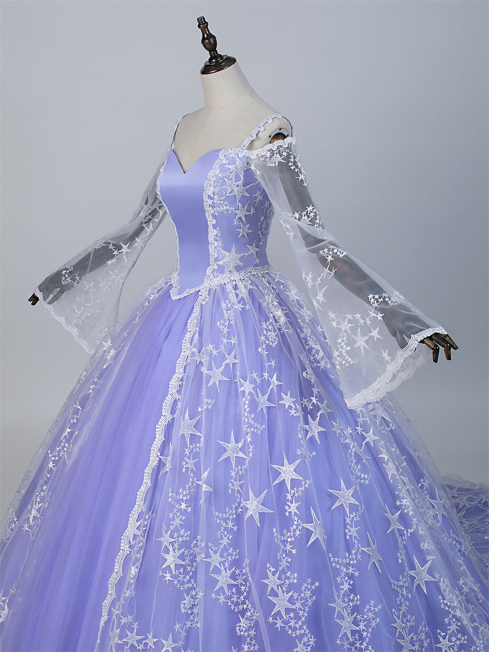 Celestial Lilac Bridal Gown