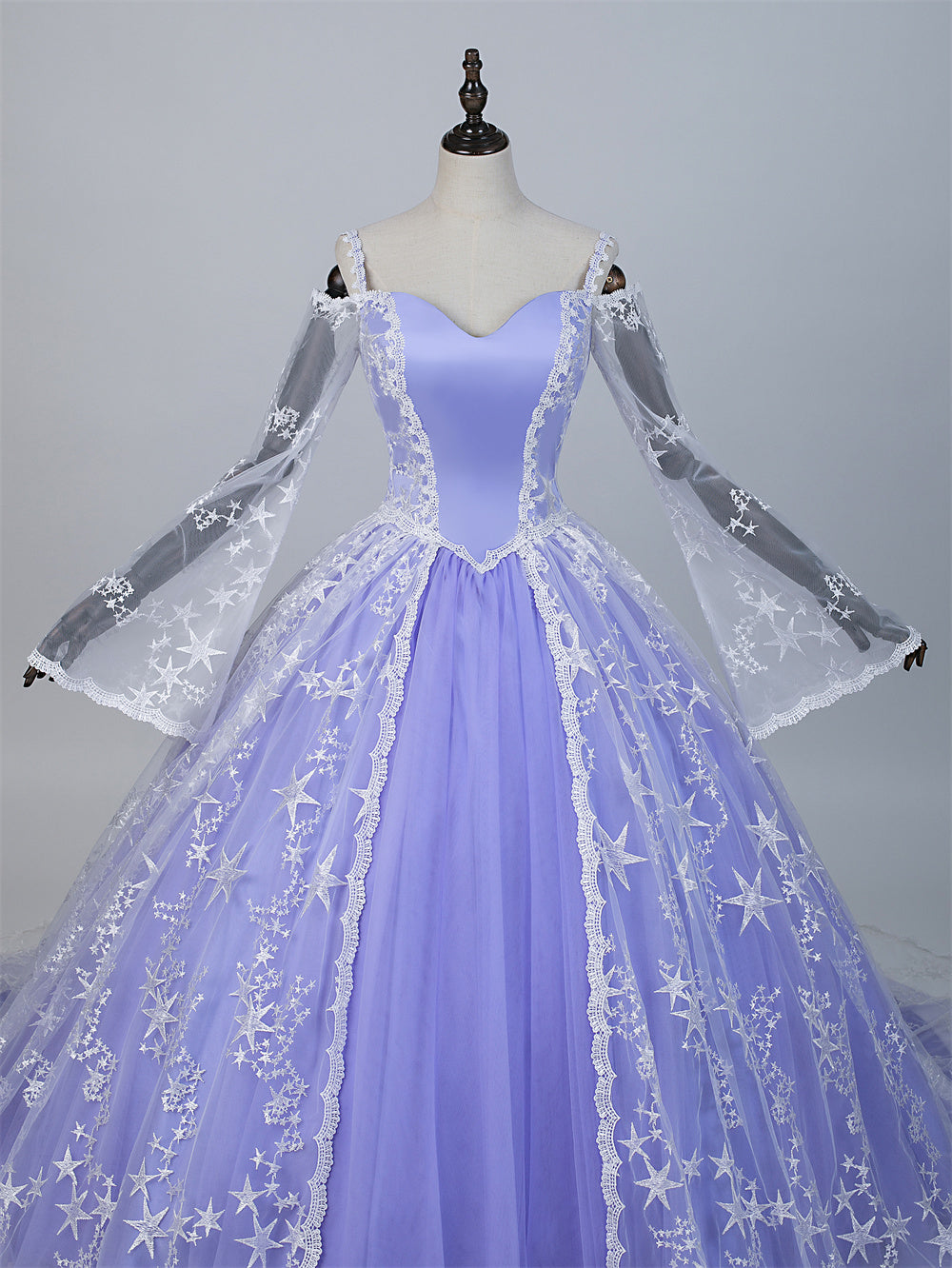 Celestial Lilac Bridal Gown