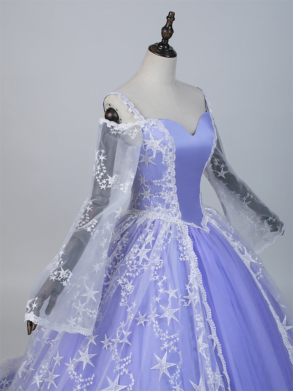 Celestial Lilac Bridal Gown