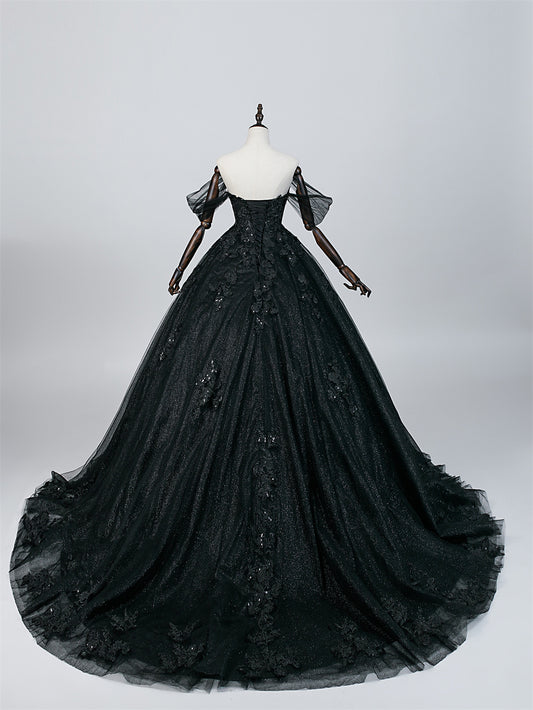 Shadow Bloom Bridal Gown