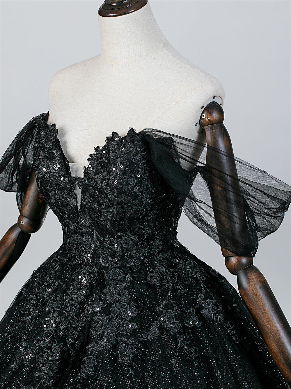 Shadow Bloom Bridal Gown