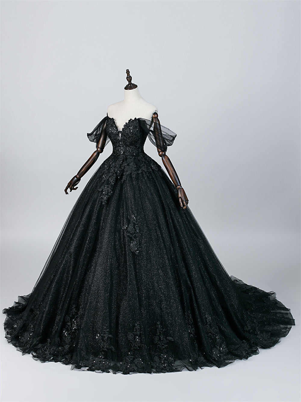 Shadow Bloom Bridal Gown