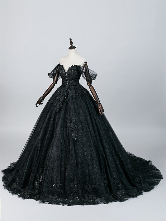 Shadow Bloom Bridal Gown