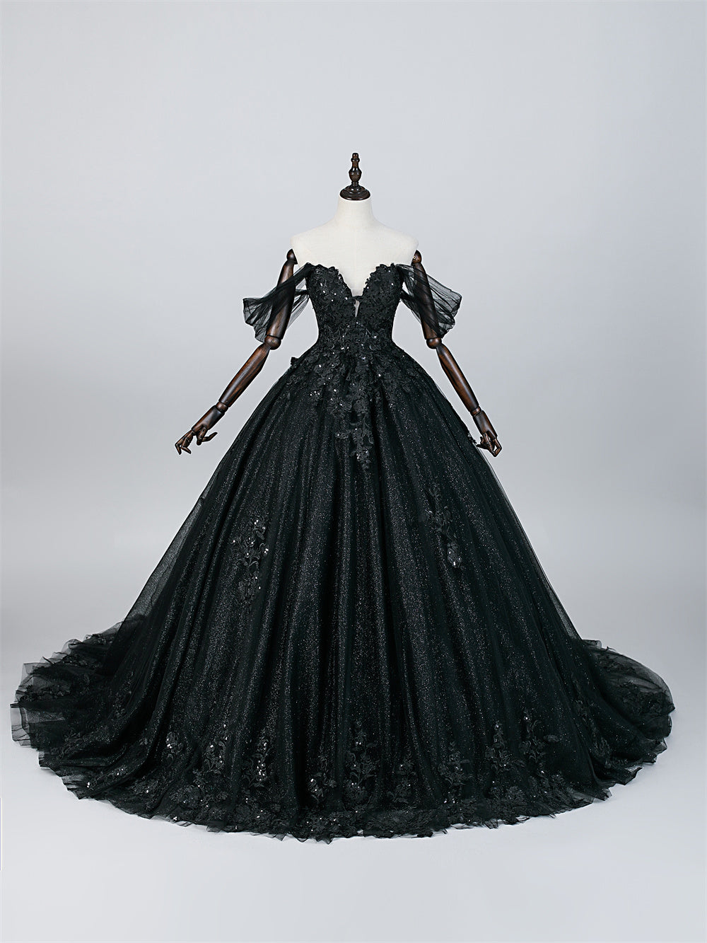 Shadow Bloom Bridal Gown