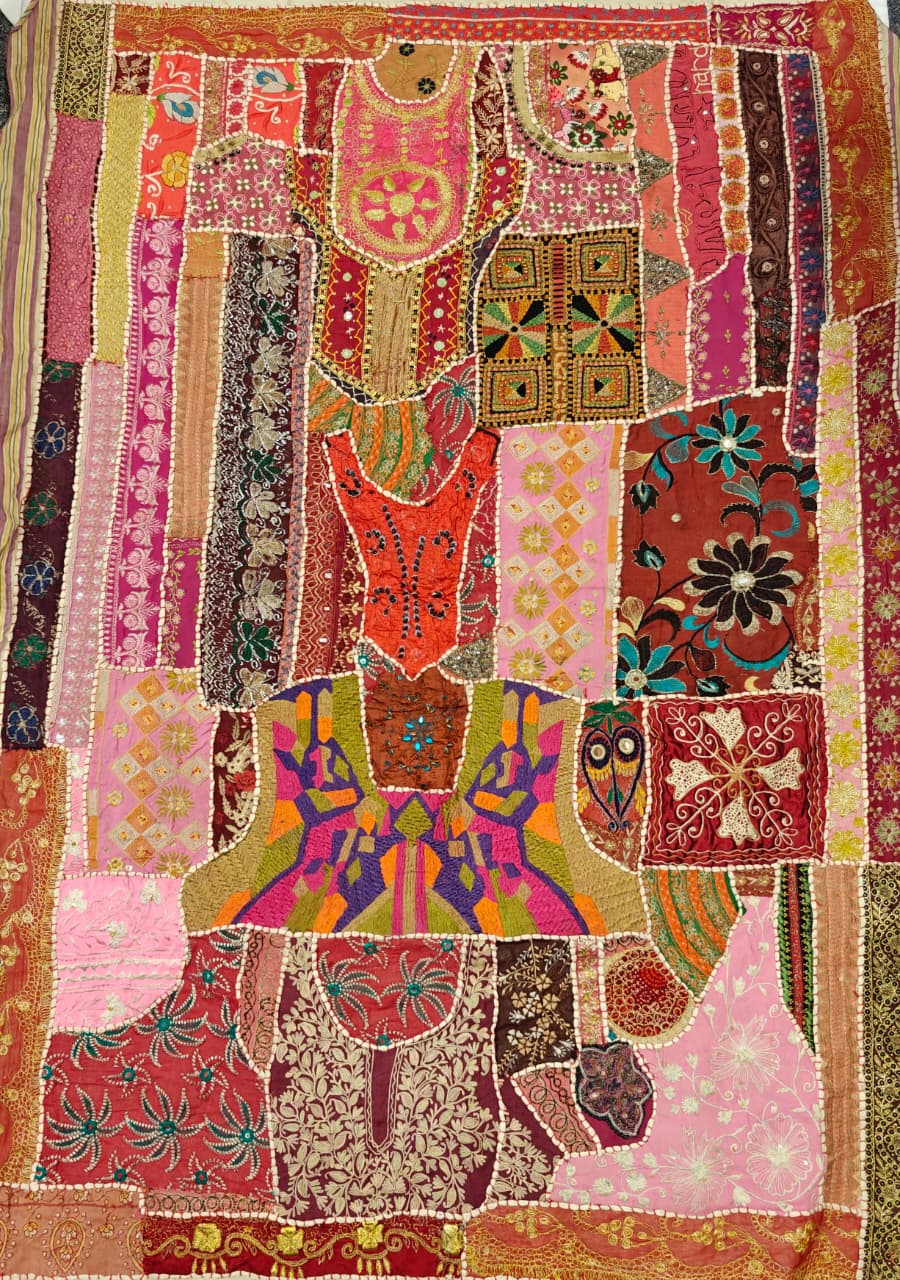 Heritage Mosaic Mirrorwork Quilt