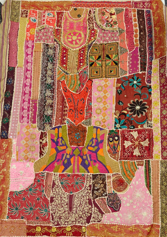 Heritage Mosaic Mirrorwork Quilt