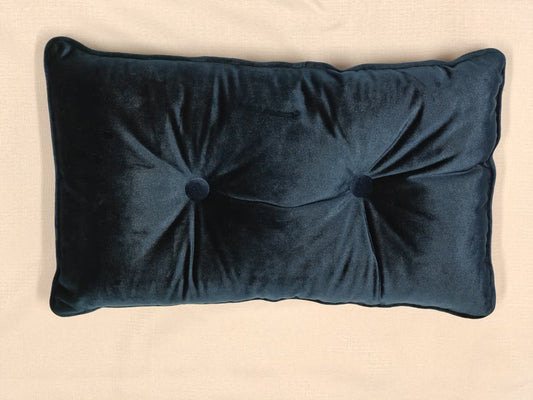 Midnight Velvet Tufted Lounge Cushion