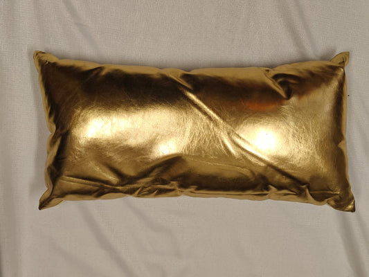 Golden Gleam Luxe Lounge Cushion