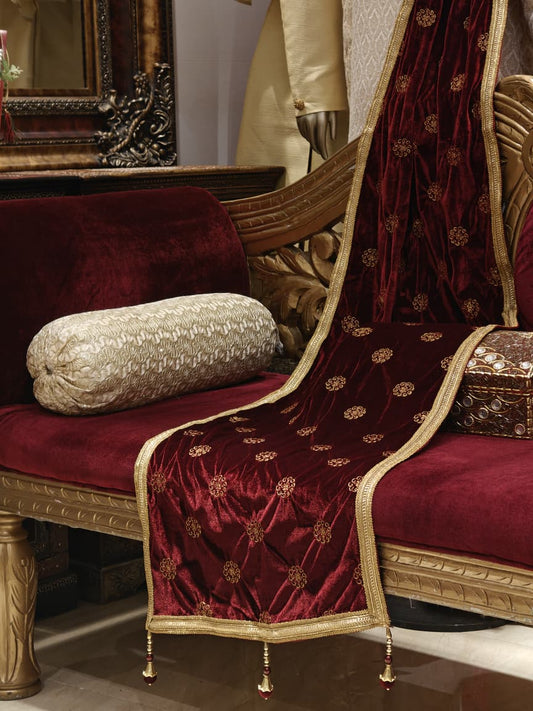 Velvet Maroon Shaw