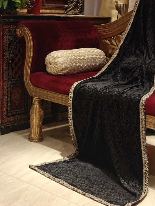 Black Velvet Shawl