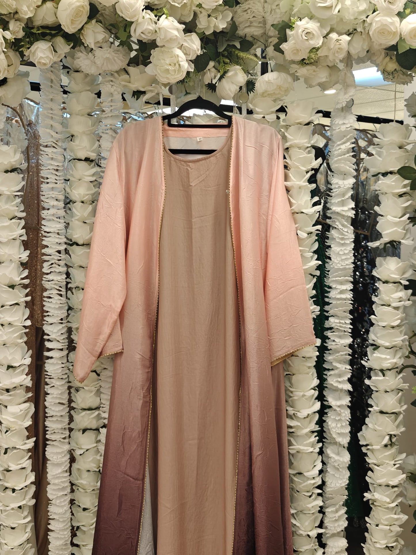 Rose & Mocha Ombre Abaya