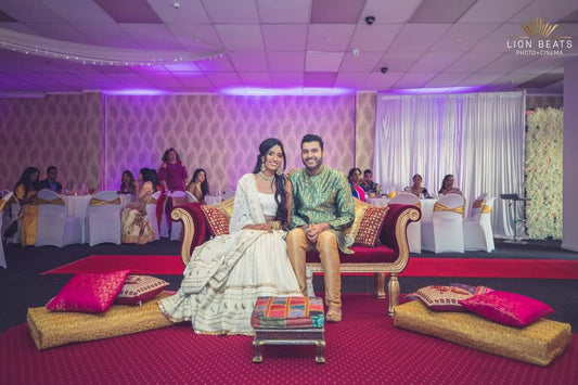 Rectangle seater gaddi & 2 pillows