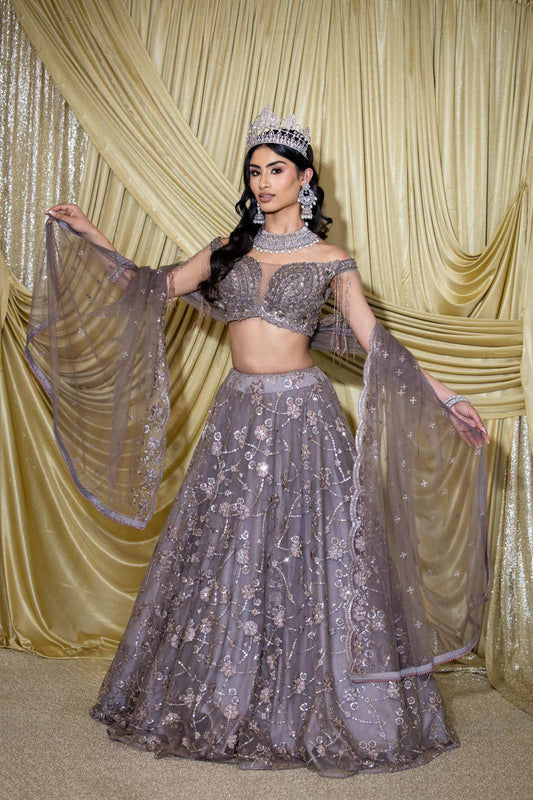 Smoky Royale Lehenga Set