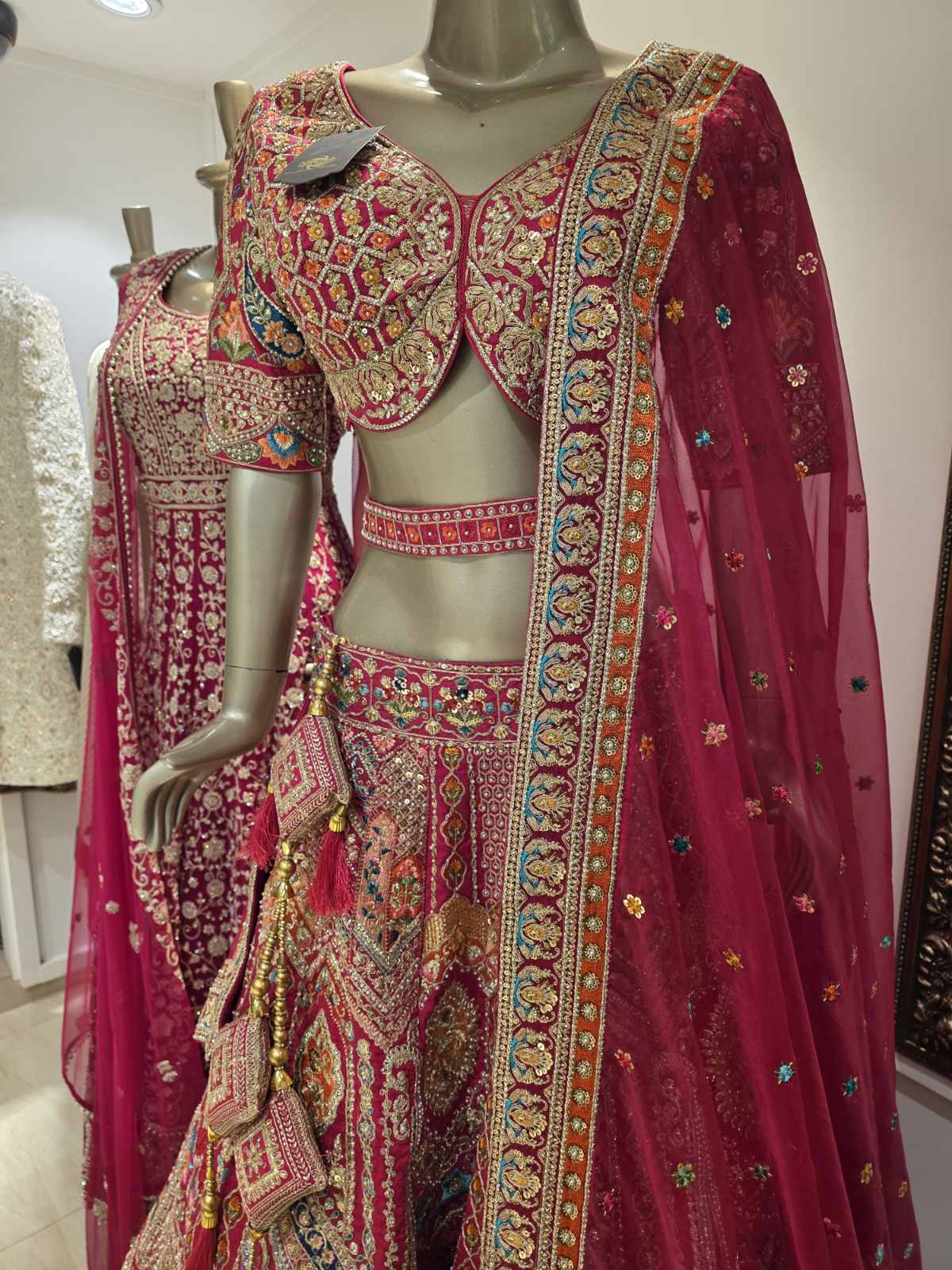 Magenta Majesty Bridal Lehenga