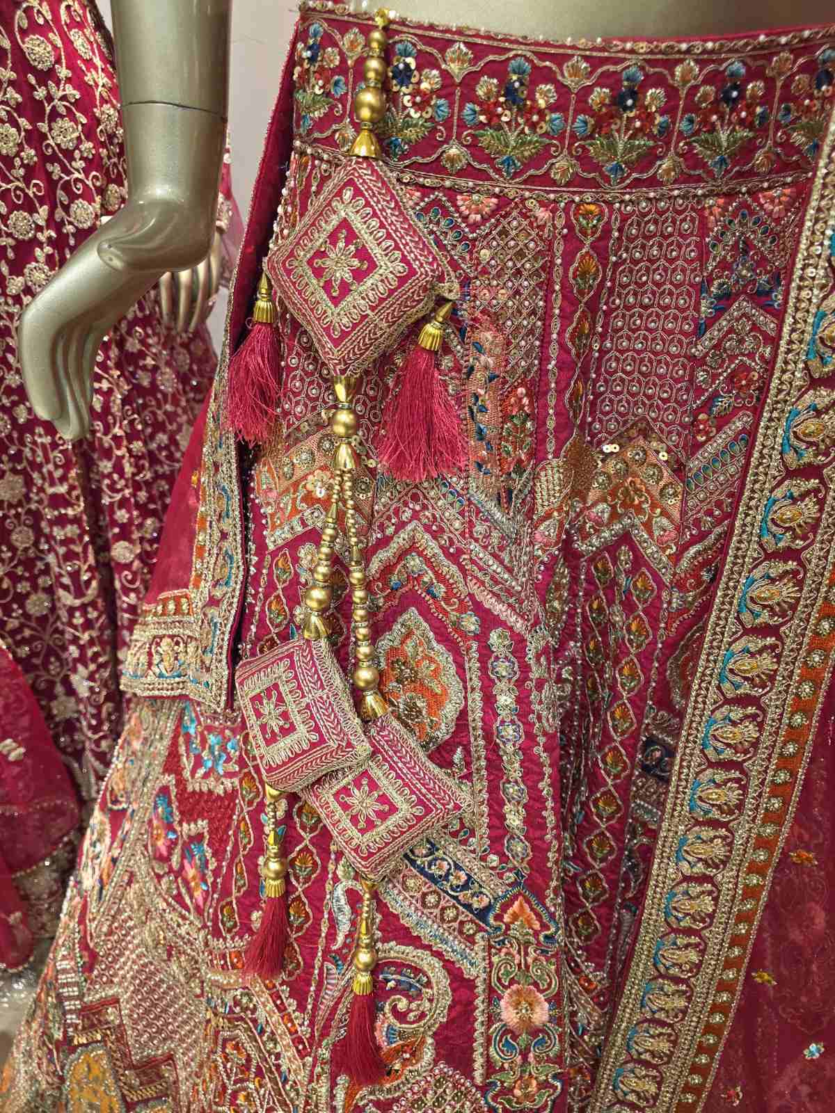 Magenta Majesty Bridal Lehenga