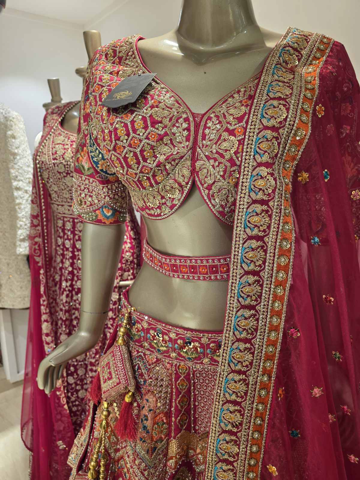 Magenta Majesty Bridal Lehenga