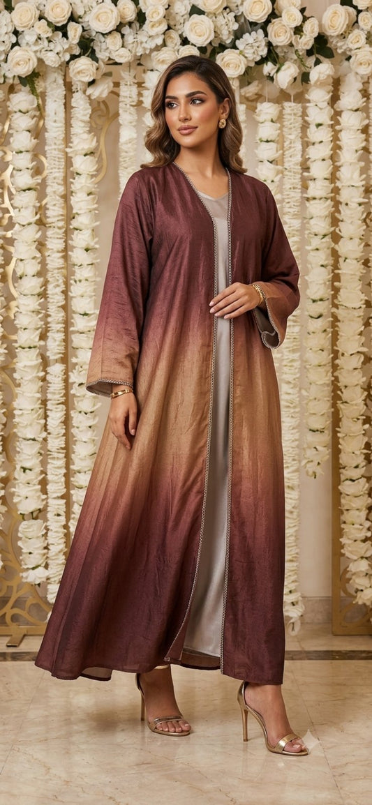 Mocha Ombre Abaya
