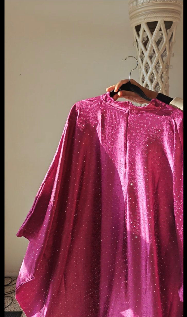 Berry Velvet Crystal Kaftan