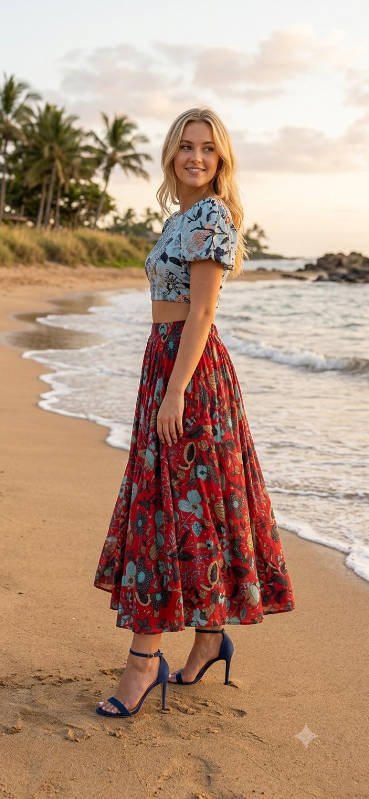 Crimson Garden Lehenga Set