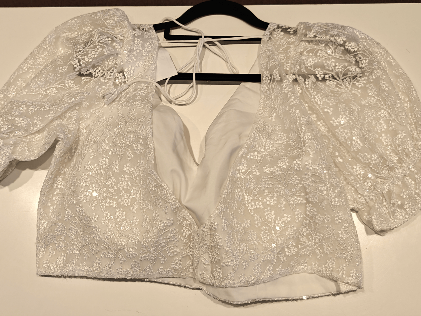Ivory Lace Blouse – Whisper Bloom