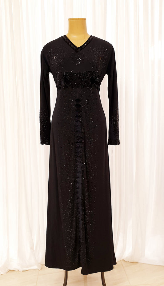 Black Sequin Abayah