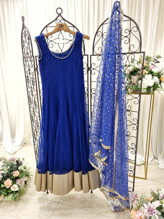 Petite Indigo Gown