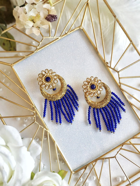 Indigo Blue Earrings (Midi)